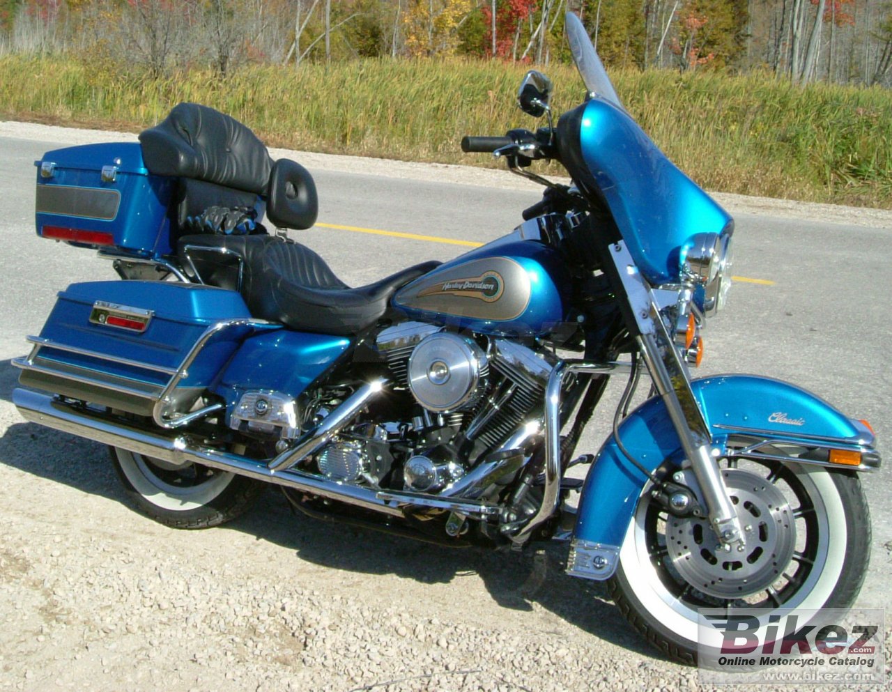 Big Brian Grohs electra glide classic picture and wallpaper from Bikez.com